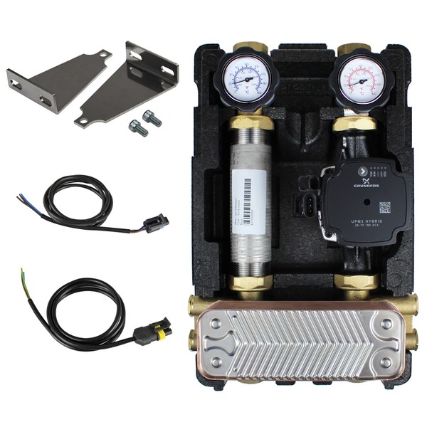 Pumpengruppe Trennsystem 23 Kw Mit Grundfos UPM3 Hybrid Systemtrenner Heizkreis-image