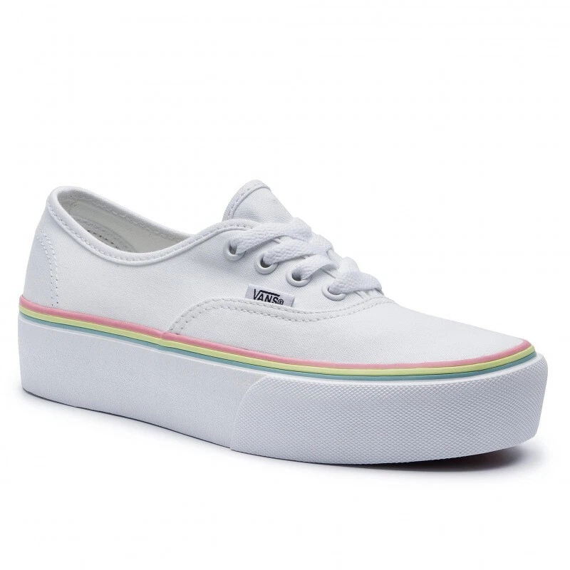 Rainbow foxing authentic platform shop 2.0 schuhe