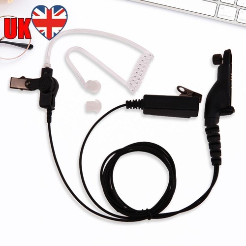 Air Acoustic Tube Earpiece PTT Mic Headset for XiR P8668 P8268 APX