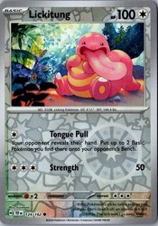 Lickitung 124/162 Temporal Forces Reverse Holo