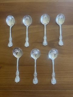 International Silver Co “Revere”Sterling Silver Soup Spoon (7)