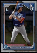 2024 Bowman Chrome #BCP-156 Alexander Albertus Prospects