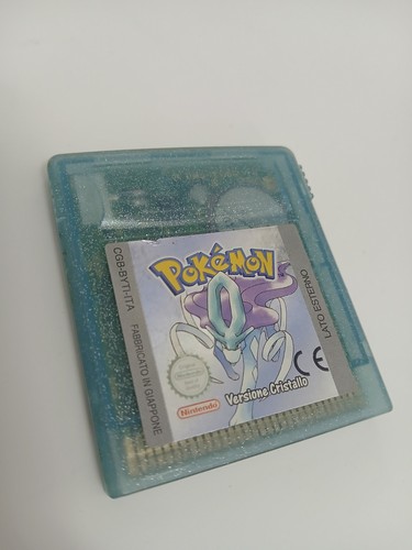 Pokemon Versione Cristallo Pal Ita Game Boy Color Con Scatola E Manuale - Foto 18 di 24