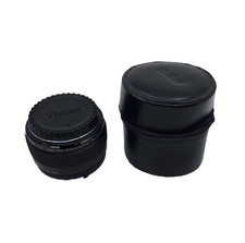 Vivitar 2x Macro Focusing Teleconverter MC 0.45m 50 mm with Lens Cover and Case