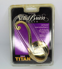 Kwikset Titan Forged Solid Brass Lever Left Handed Door Handle - New in Package