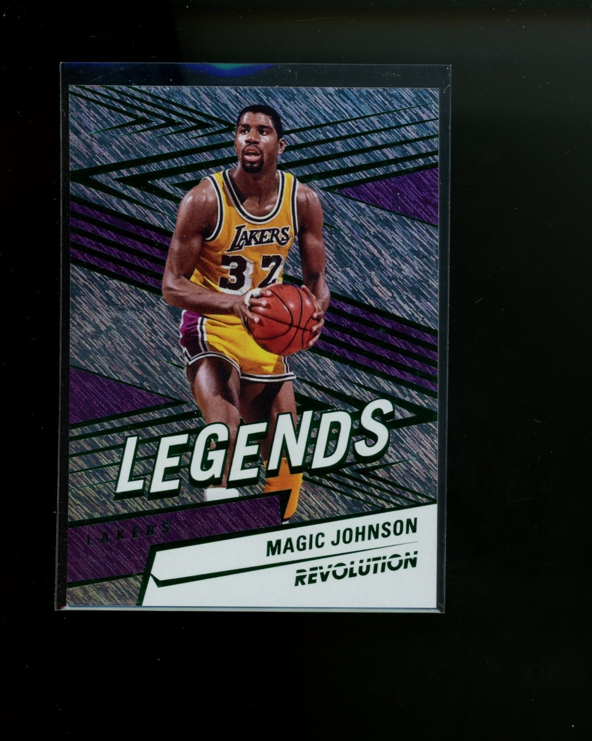 2024-25 Panini Revolution Green Storm Legends #155 Magic Johnson #d 127/149