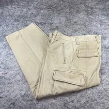 Vintage Y2K Gap Cargo Pants Men's 34x30 Baggy Heavy Wide Leg Skater Grudge