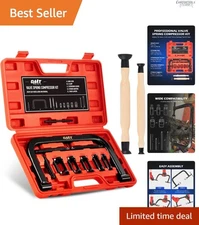 Heavy-Duty Valve Spring Compressor with Corrosion-Resistant C-Clamp & Adapters
