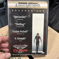 The Crow Miramax Collector's Series DVD Brandon Lee  2 Discs Pre-owned 