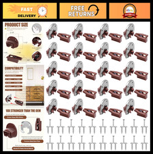 20 Sets Universal Drawer Slides Upgrade - Improved Metal Track Guides for Dresse