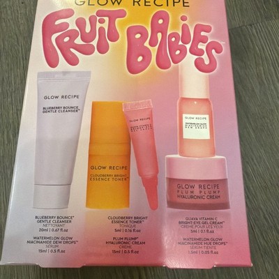 Glow Recipe Fruit Babies Limited Edition Toner Drops Cream Cleanser Eye BNIB HTF