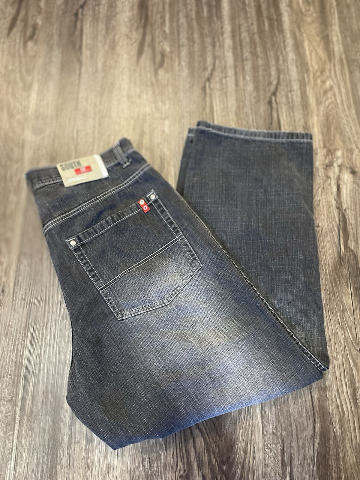 Vintage Y2K Southpole Super Baggy Red Tab Black Jeans Grunge