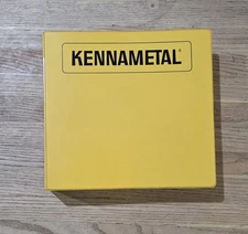 Kennametal Catalogs, Tool Application Handbook & 3 Ring Binder