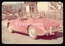Original vintage slide MG MGA convertible circa 1960 roadster sports car