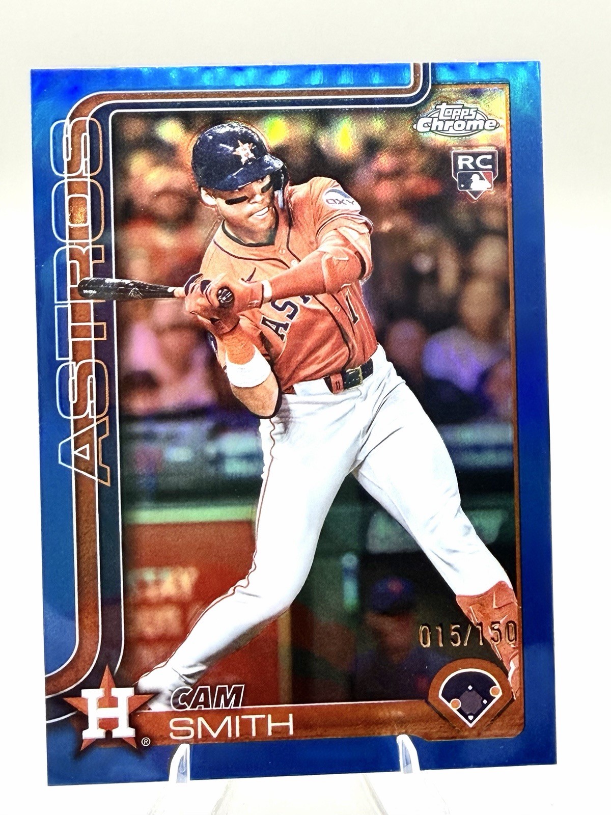 2025 Topps Chrome Update Series - Cam Smith #USC145 Blue Refractor /150 (RC)