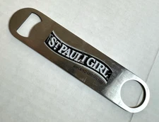 Flat Bottle Openers/ Bar Key, Steel St. Pauli Girl German Beer Bar