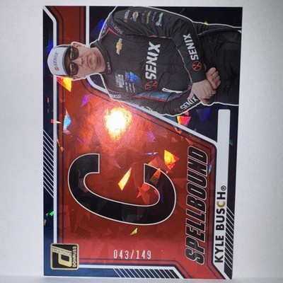 **MIS-CUT**2 SIDES**KYLE BUSCH**2026 Donruss Spellbound C Red Ice 43/149 + 3 BCS