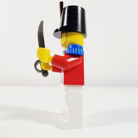 Lego Imperial Soldier Minifigure Shako Redcoat Pirates 6239 pi104