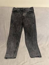Vintage Levis 550 Jeans Black Acid Wash Black Tab Made in USA 90s - fits 30x30
