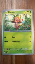 ME04: Chaos Rising #005/086 Chespin Regular Finish x2