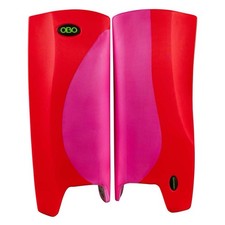 OBO Robo Hi-Rebound Leg Guards Medium Pink/Red