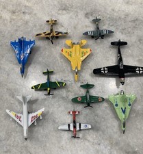 Airplane Planes Jets Toy Die-Cast And Plastic Lot Of 10