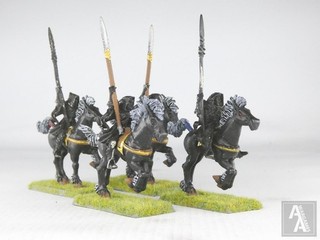 (2021) 4x Dark Riders Metal Dark Elf Realms Sigmar Old World Warhammer