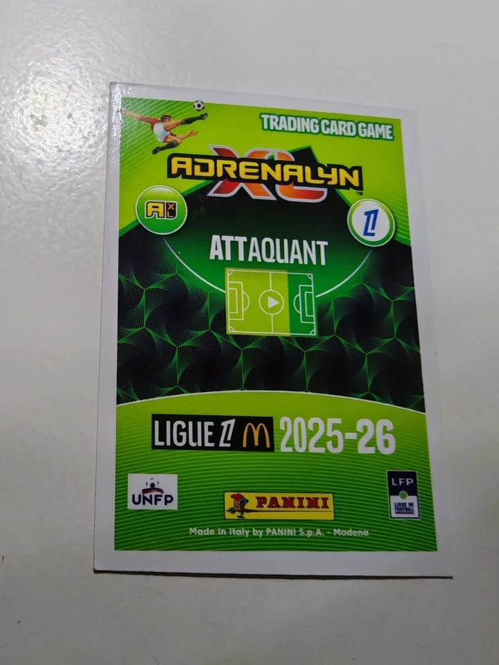 CARTE PANINI ADRENALYN XL 2025-26 LIGUE 1 DEMBELE #EDITION LIMITÉE PARIS FOIL - Photo 2/2
