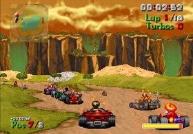 SEGA SATURN racing game STREET RACER German PAL 8-player mode Motoball...