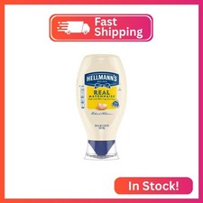 Hellmann's Real Mayonnaise Real Mayo Squeeze Bottle For a Rich Creamy Condiment