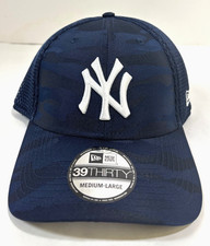 New York Yankees MLB NE Tonal Camo Neo Flex-Fit  Hat~Navy Camo