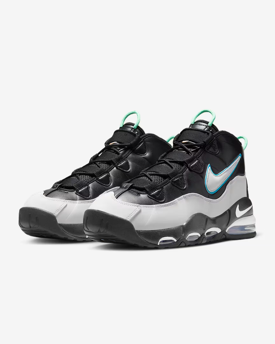 Nike Air Max Uptempo '95 Shoes Black White Blue Men's | Size 7.5