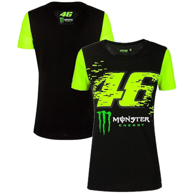 VR46 Damen MotoGP T-Shirt Valentino Rossi Monster Top - Neu