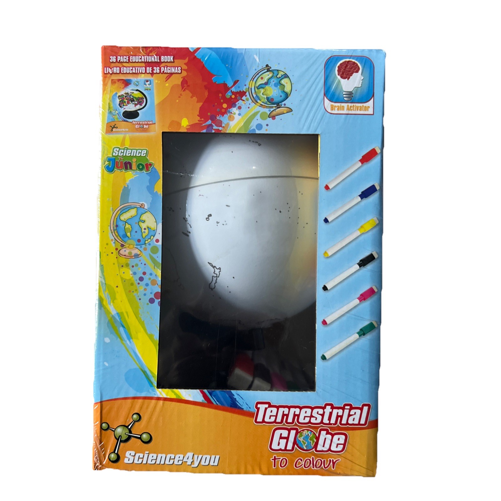 Science4you Terrestrial Globe To Colour