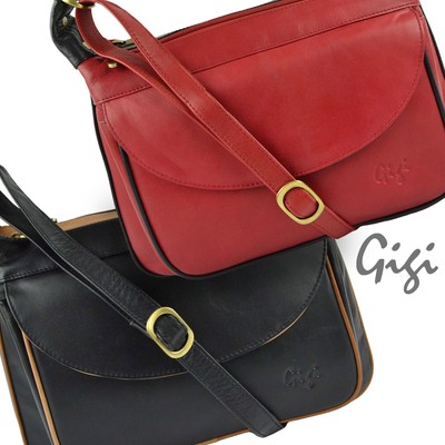 Ladies Leather Cross Body Bag by GiGi Othello Collection Stylish
