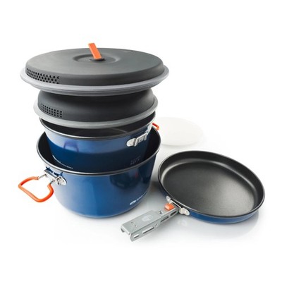 GSI Outdoors Bugaboo Base Camper Large Cookset 5L 3L Pots 9'' Fry Pan