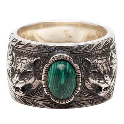 Gucci Garden Tigerkopf Ring 925 US#9-1/2 P0064830