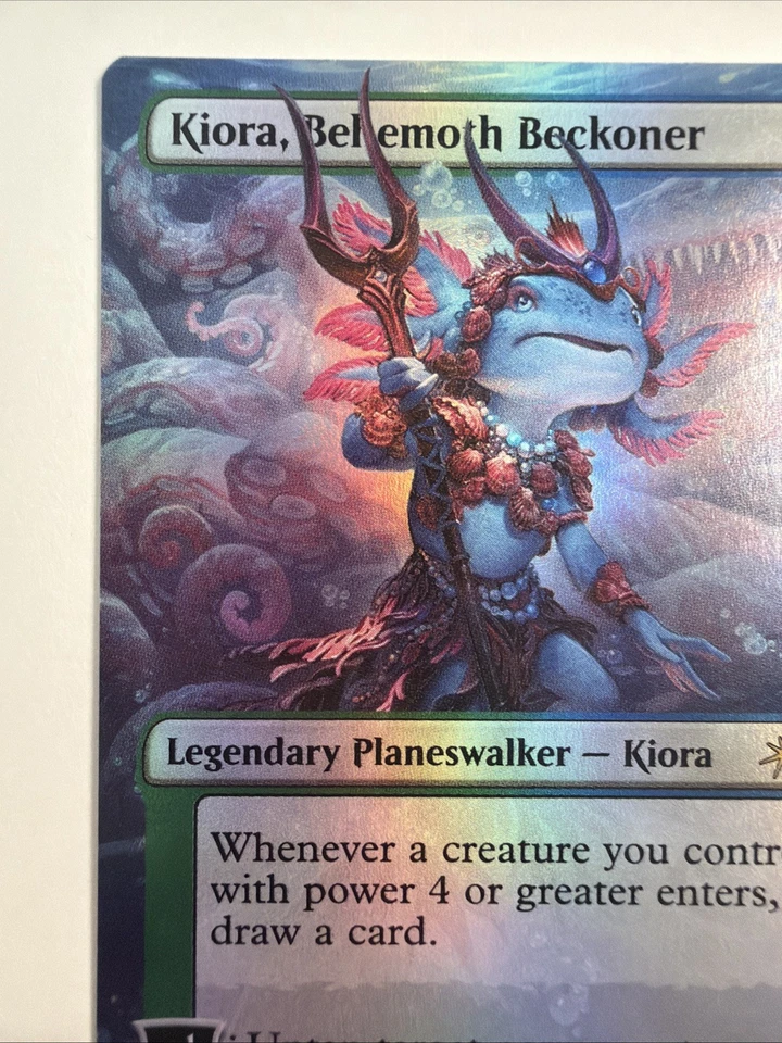 Kiora, Behemoth Beckoner (Rainbow Foil) Secret Lair Drop Foil - Image 2 of 4