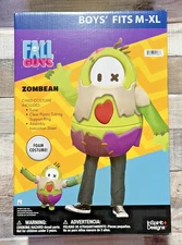 Fall Guys Zombean Zombie Bean Childs Boys Halloween Costume Size M-XL NEW