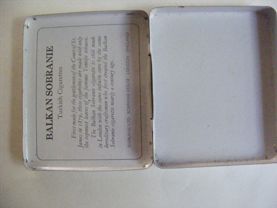 Vntage Balkan Sobrane Cgarettes Tn, Excellent Condton, Empty | EBay Australia