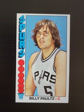 1976 Topps #19 Billy Paultz San Antonio Spurs NM
