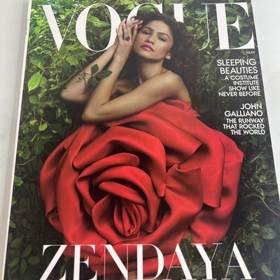 Vogue magazine ZENDAYA Cover. May 2024 newsstand edition