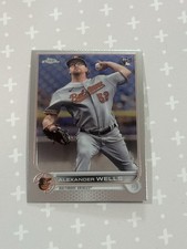 2022 Topps Chrome Sonic Alexander Wells Rookie #49 Baltimore Orioles RC (R)