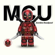 Zombie Deadpool Custom Minifigure 2 inch Birthday gift for friends