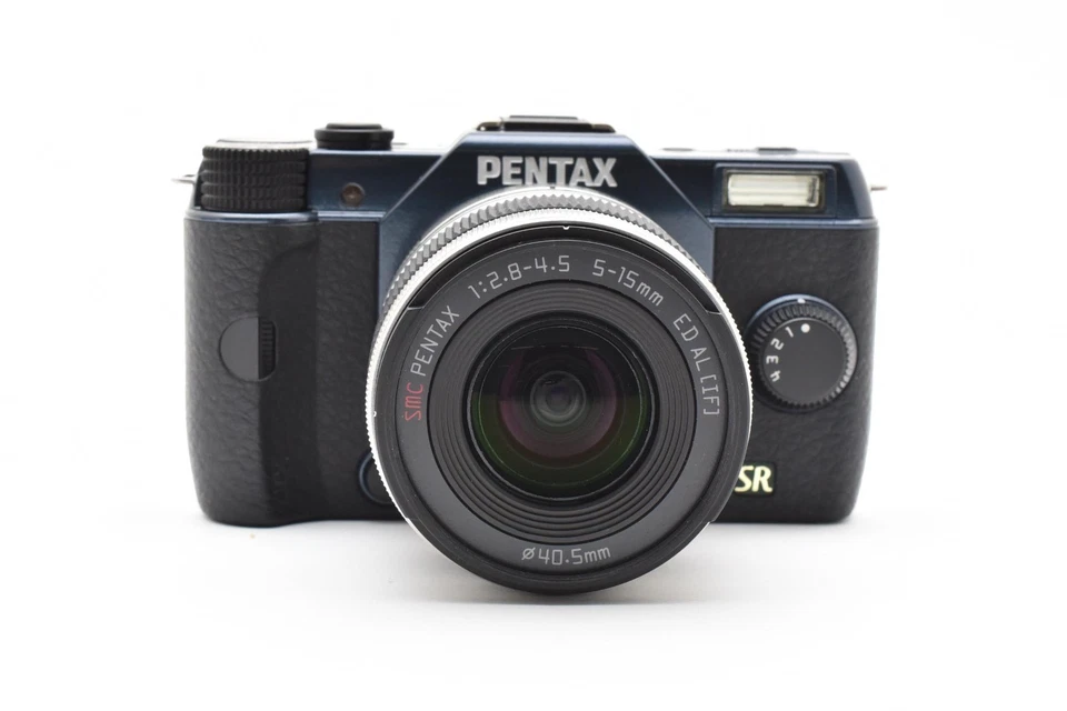 [297 disparos] Lente Pentax Q7 azul marino 12,4 MP 5-15 mm 02 [casi como nueva] Foto 3 de 4