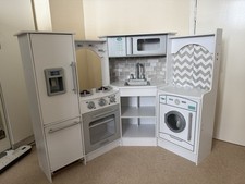 KidKraft Wooden Corner Toy Kitchen Playset – Pre-Loved, With Instructions