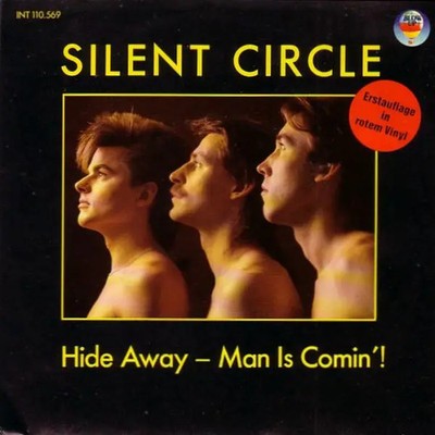 Silent Circle Hide Away - Man Is Comin! RED Vinyl Single 7inch NEAR MINT