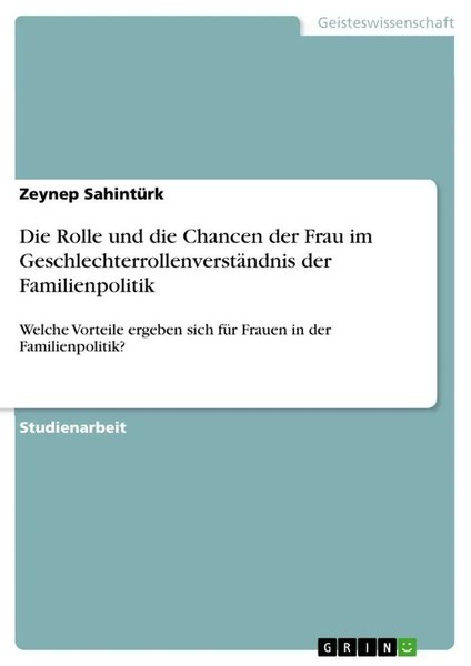 Zeynep SahintüRk | Die Rolle Und Die Chancen Der Frau Im...-image