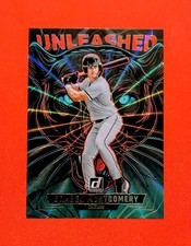 🔥Braden Montgomery -2025 Panini Donruss Unleashed Green Laser - Milwaukee #17