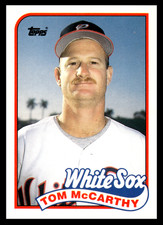 1989 Topps Traded Tom McCarthy #75T Chicago White Sox MLB Baseball